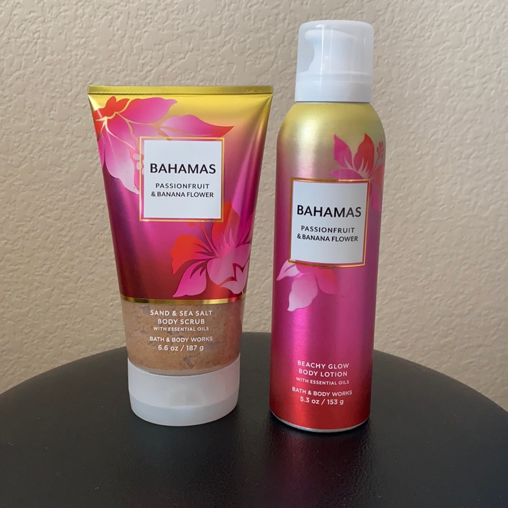 Bath and Body Works BAHAMAS passionfruit set